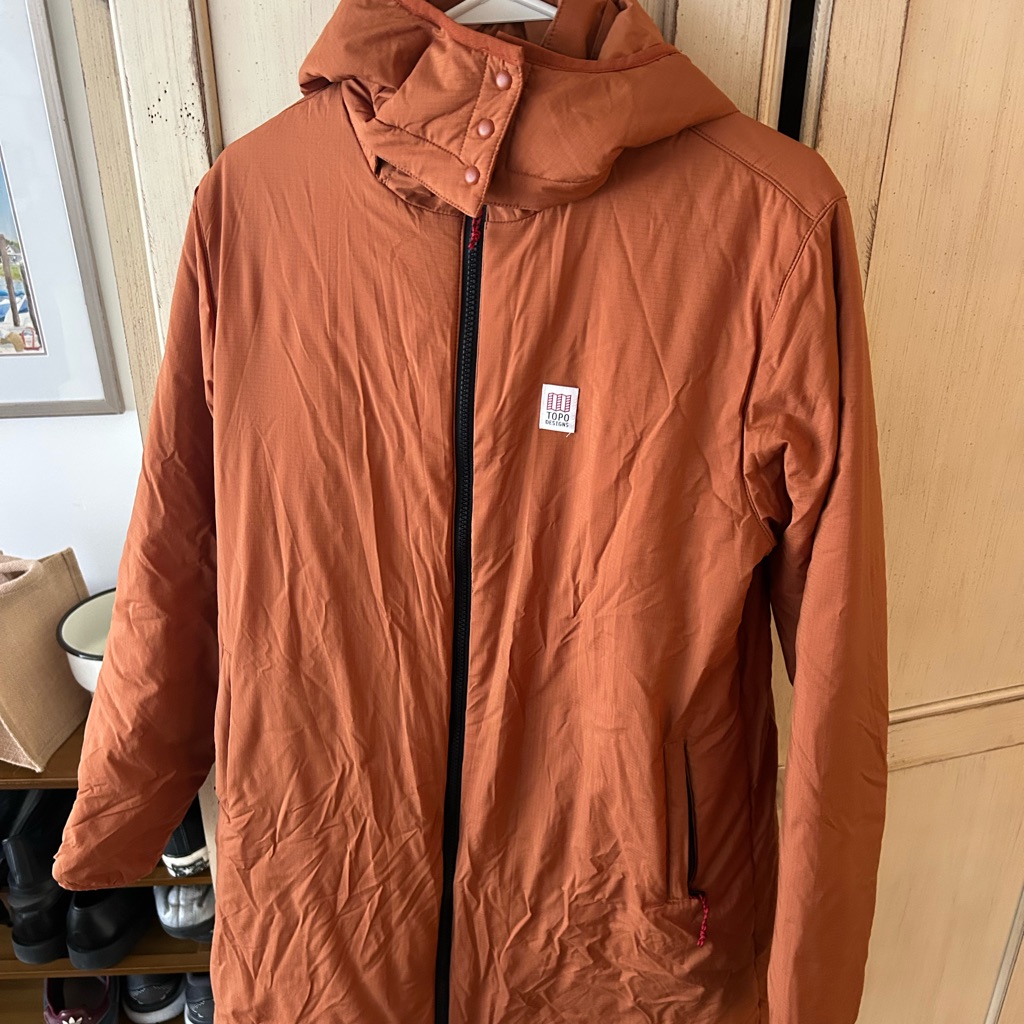 Topo Designs Women’s Clay Hooded Puffer Jacket